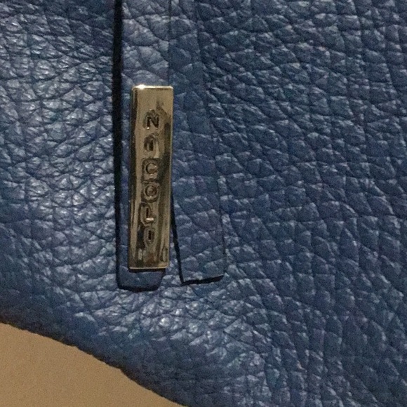 Nicoli Navy Pebble Leather Bag - See description - Picture 5 of 11